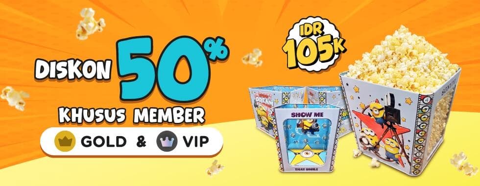Promo Merchandise Minion Diskon 50% Khusus Member Gold & VIP