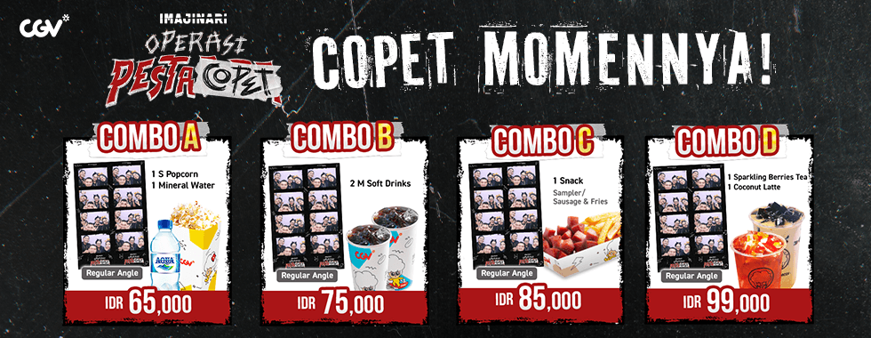 Promo CGV Copet Momennya: Paket Combo Operasi Pesta Copet Mulai Rp65 Ribu